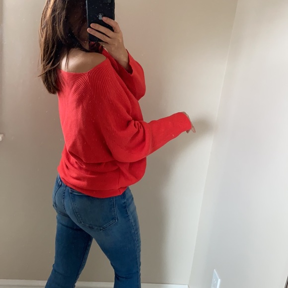 Ribbed knit  dolman sweater - Picture 3 of 11